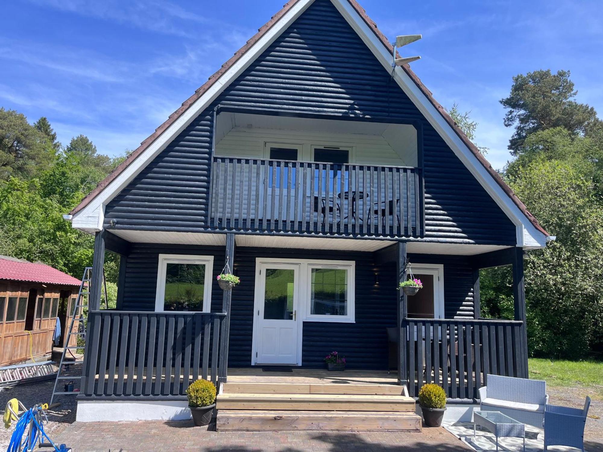 Cosy Lakeside Chalet With Option To Add Private Hot Tub Duneena Exteriér fotografie